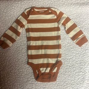 Rustic/Savanna, unisex striped onesie